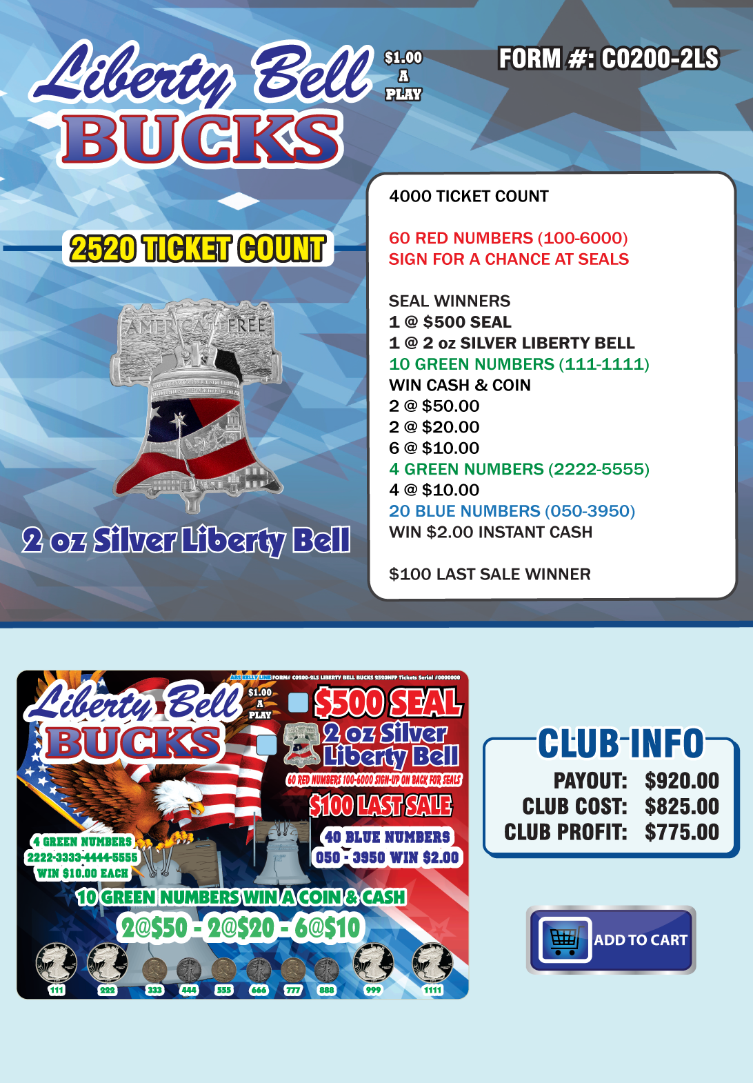 Libery Bell Bucks